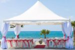 Schupepe Tents beach wedding